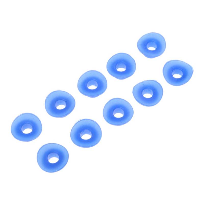10 Stück Luftventil-Schaft-Schutzblech, Silikon-Gummikappe, universal, blau von Geardeangloow