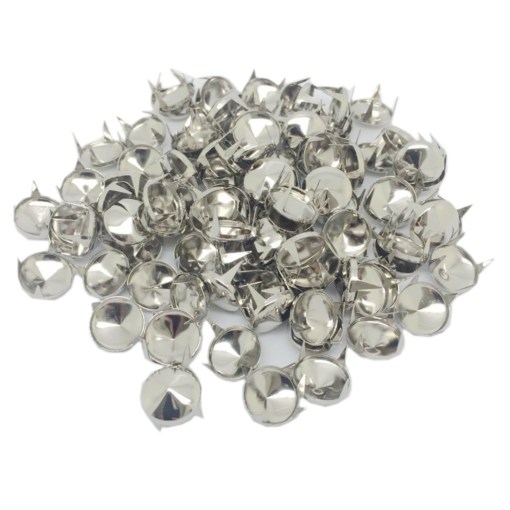 100 Stück 12 mm Kegelspieße, Metallnieten, Punk, Schuhe, Tasche, Kleidung, Zubehör 100 Stück 12 mm Kegelspieße, Metallnieten, Punk, Schuhe, Tasche, Kleidung, Zubehör von Geardeangloow