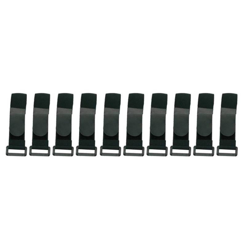 10x Durable CIN Straps Ersatz Fahrradträger Träger Gurt Spanngurte 20 cm, Schwarz von Geardeangloow