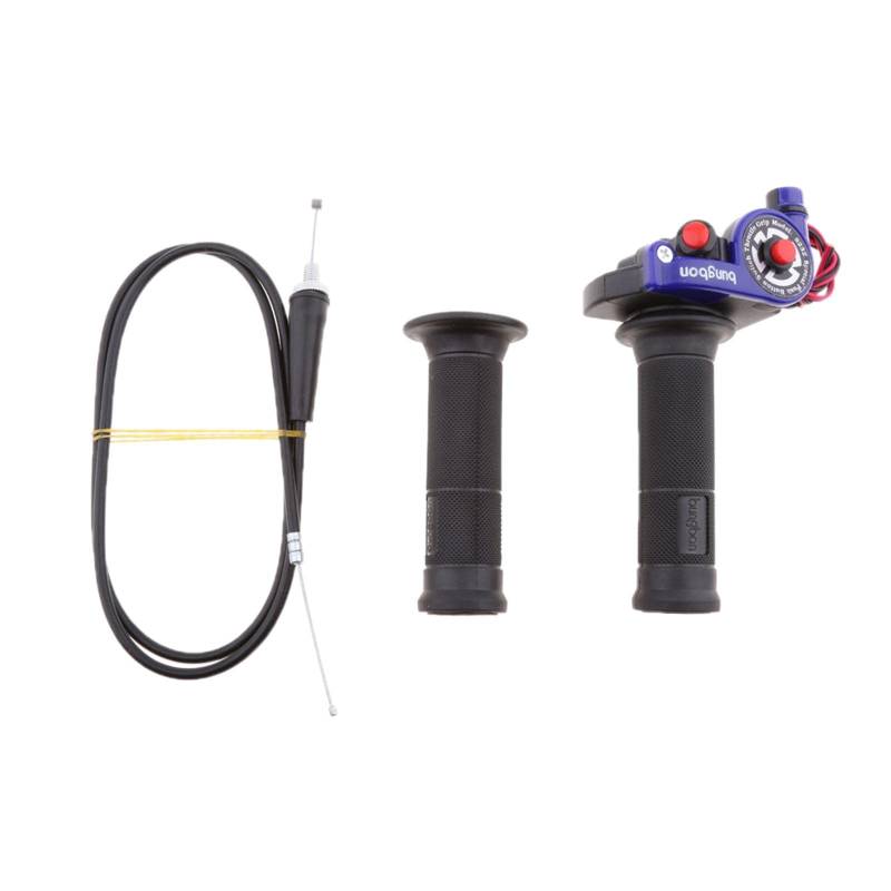 125cc 140cc 150cc Pit Bike Quick Action Twist Gasgriff Kabel 109.2 cm Blau von Geardeangloow