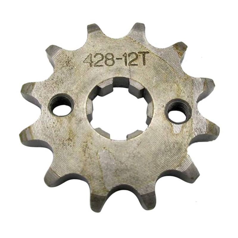 12T Zähne, 17 mm, 428 Kette, Vorderrad, Zahnrad, Pit, Quad, Dirtbike, ATV, Buggy von Geardeangloow