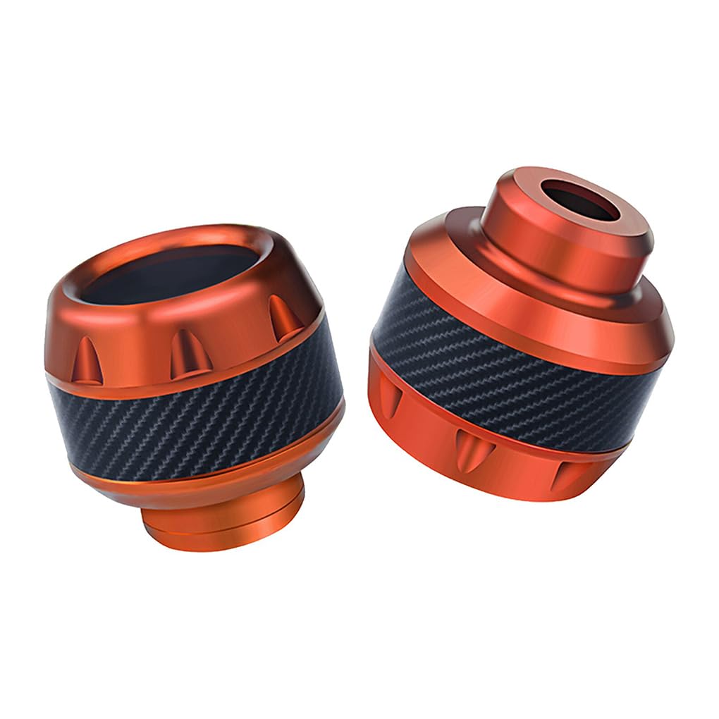 2 Stück Aluminiumlegierung Motorrad Protektor Front Gabel Cups Sliders Crash Zubehör Professionelle Wettbewerb Racing Orange 2 Stück Aluminiumlegierung Motorrad Protektor Front Gabel Cups Sliders Crash Zubehör Professionelle Wettbewerb Racing Orange von Geardeangloow
