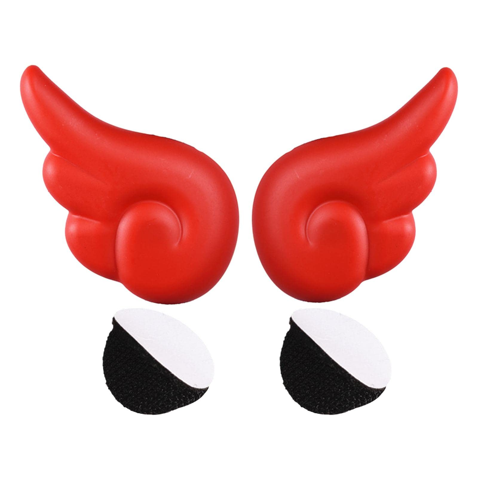 2 Stück Motorradhelm Engelsflügel Befestigung passend für Snowboardhelm rot 11,5cm x 6,8cm 2 Stück Motorradhelm Engelsflügel Befestigung passend für Snowboardhelm rot 11,5cm x 6,8cm von Geardeangloow