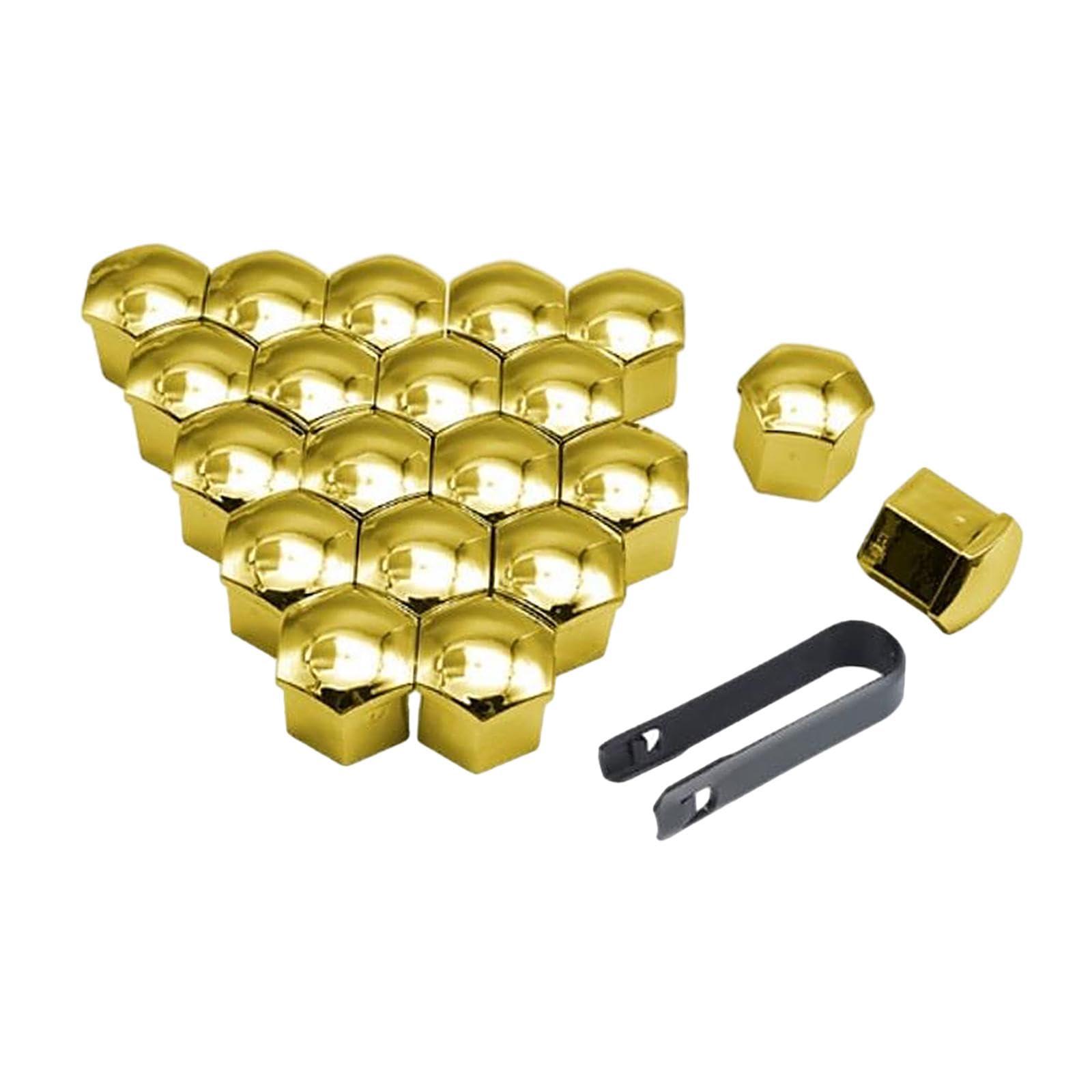 20 Stück Auto-Radmutterkappen, 21 mm, mit Entfernungsclip, Radschraube, Staubkappen 20 Stück Auto-Radmutterkappen, 21 mm, mit Entfernungsclip, Radschraube, Staubkappen von Geardeangloow