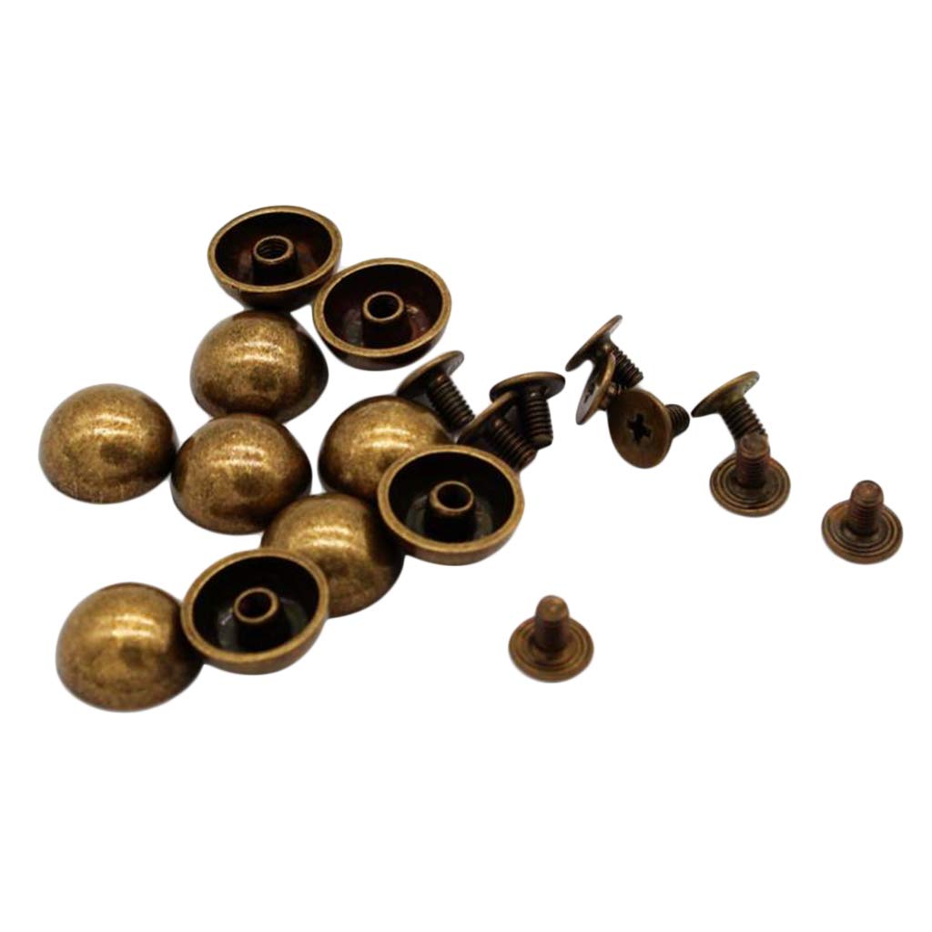 20 Stück Pilzförmige Nieten, Spikes, Schraubverschluss für Lederhandwerk, 12 mm 20 Stück Pilzförmige Nieten, Spikes, Schraubverschluss für Lederhandwerk, 12 mm von Geardeangloow