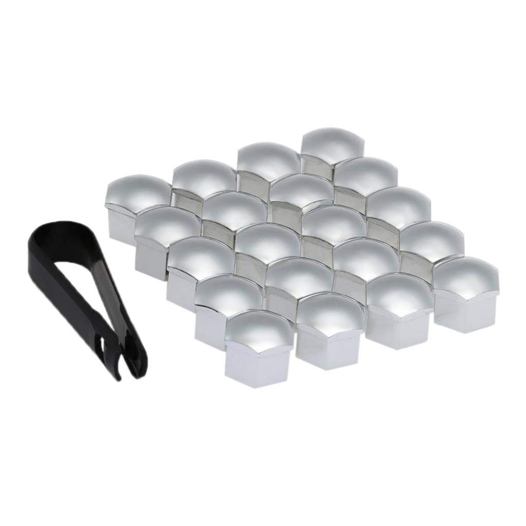 20 Stück Universal 21 mm Radmutterabdeckungen Radmutterkappen Schraubschutz Silber 20 Stück Universal 21 mm Radmutterabdeckungen Radmutterkappen Schraubschutz Silber von Geardeangloow