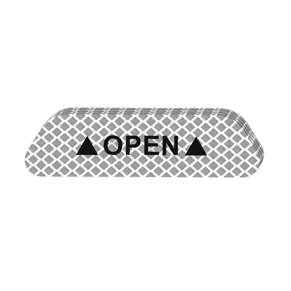 4 Stück/Set Autotüraufkleber Warnmarkierung Reflektierendes Klebeband Auto Außen Zubehör Offenes Schild Sicherheit Reflektierender Streifen, Silber 4 Stück/Set Autotüraufkleber Warnmarkierung Reflektierendes Klebeband Auto Außen Zubehör Offenes Schild Sicherheit Reflektierender Streifen, Silber von Geardeangloow