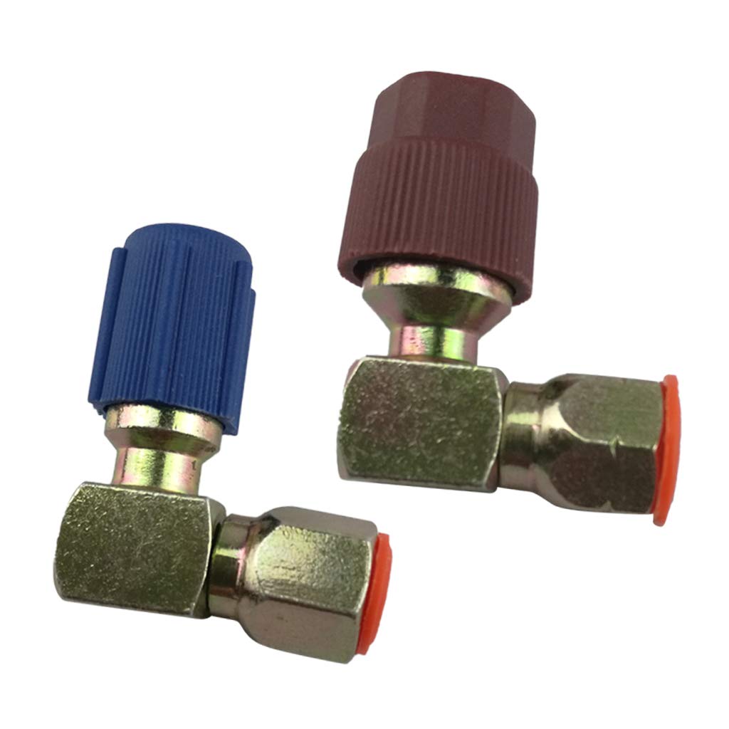 90 Grad Hoch/Niedriger Seitenadapter 7/16L 3/8H R12 auf R134a Nachrüstanschluss 90 Grad Hoch/Niedriger Seitenadapter 7/16L 3/8H R12 auf R134a Nachrüstanschluss von Geardeangloow
