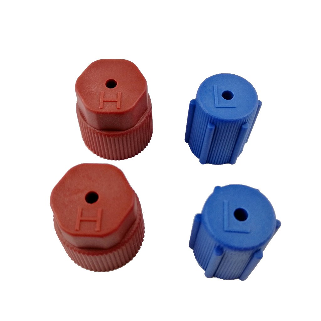 AC Ladeanschluss R134a Seitliche Klimaanlagenkappe, 13 mm, Blau und 16 mm, Braun, 4 Stück AC Ladeanschluss R134a Seitliche Klimaanlagenkappe, 13 mm, Blau und 16 mm, Braun, 4 Stück von Geardeangloow