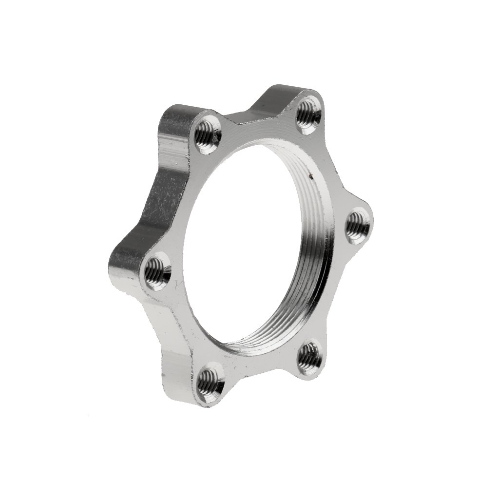 Aluminium-Fahrradnabenflansch, Gewinde-Scheibenbremsenadapter, Fahrradscheiben-Rotor-Tablett Aluminium-Fahrradnabenflansch, Gewinde-Scheibenbremsenadapter, Fahrradscheiben-Rotor-Tablett von Geardeangloow