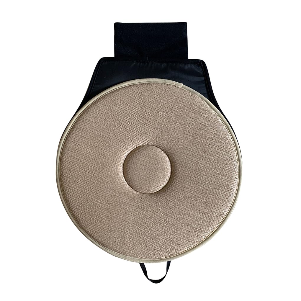 Farbechtes Drehkissen, ungiftig, keine losen Fäden, drehbar, Auto-Sitzkissen, 360° drehbar, geruchlos, Beige Farbechtes Drehkissen, ungiftig, keine losen Fäden, drehbar, Auto-Sitzkissen, 360° drehbar, geruchlos, Beige von Geardeangloow