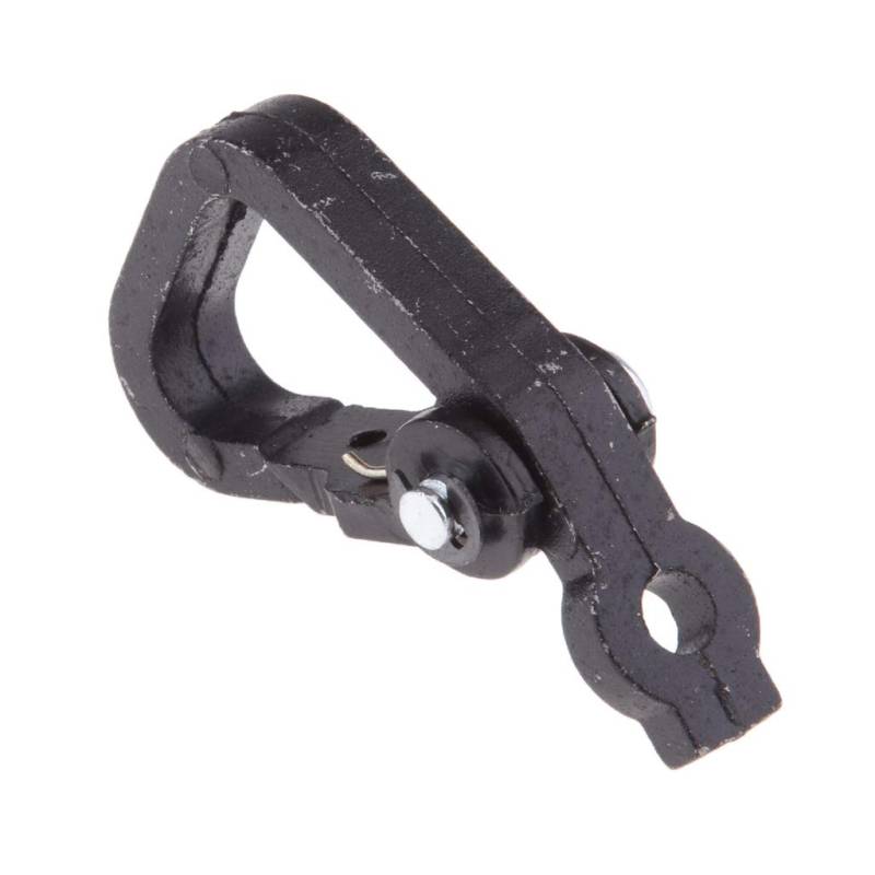 Karabinerhaken aus Aluminiumlegierung, Motorrad-Federclip, für Gepäck, Helm, schwarz von Geardeangloow