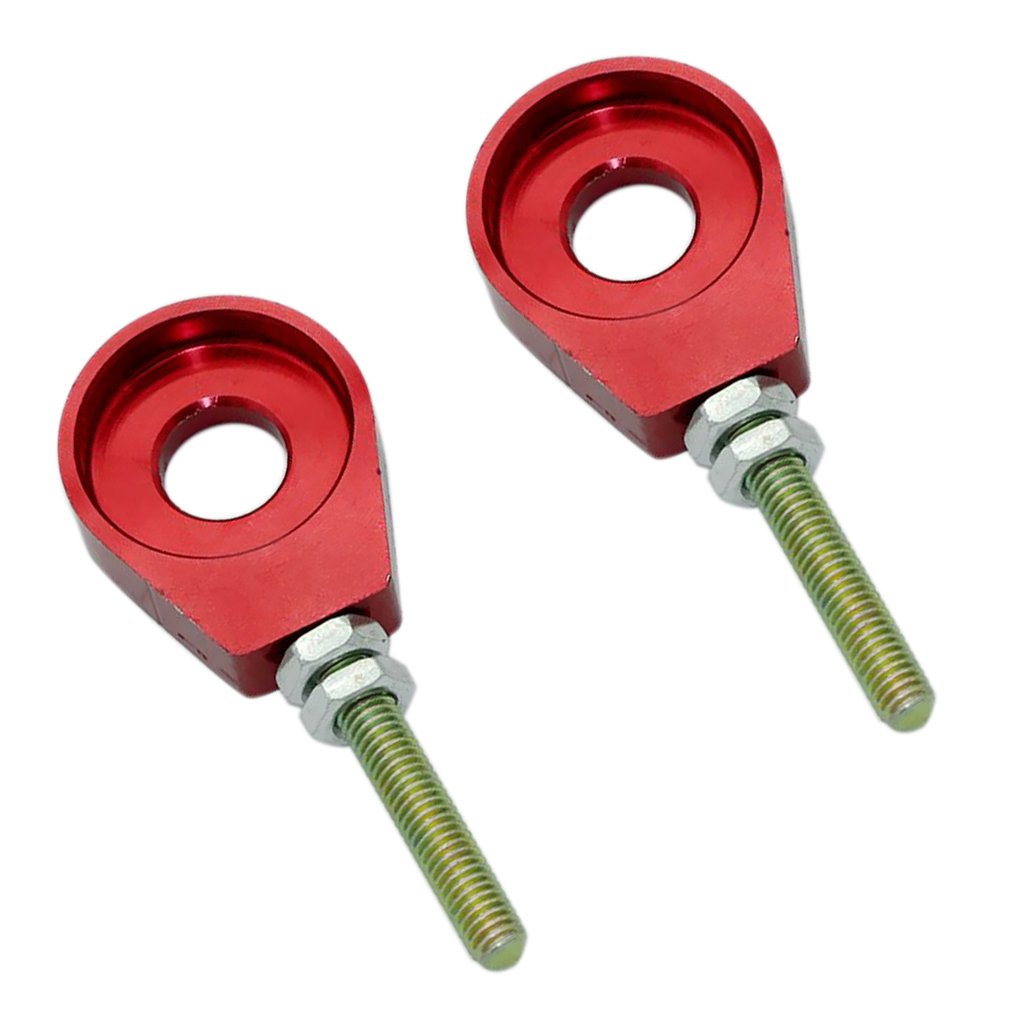 Kettenspanner für Pit Dirt Bike CRF50 Thumpstar ATV, 12 mm, Rot Kettenspanner für Pit Dirt Bike CRF50 Thumpstar ATV, 12 mm, Rot von Geardeangloow