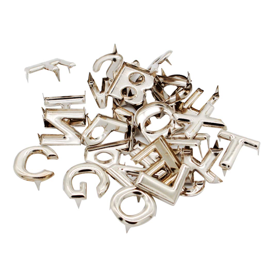 Metallnieten mit englischen Buchstaben, für Taschen, Kleidung, Hüte, Dekoration, 26 Stück Metallnieten mit englischen Buchstaben, für Taschen, Kleidung, Hüte, Dekoration, 26 Stück von Geardeangloow