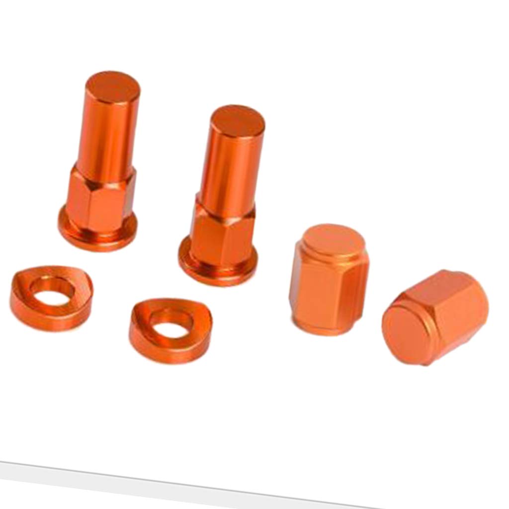 Motorrad CNC Billet Reifen Ventil Vorbau Felge Kontermutter Kappe Abstandshalter Kit Orange Motorrad CNC Billet Reifen Ventil Vorbau Felge Kontermutter Kappe Abstandshalter Kit Orange von Geardeangloow