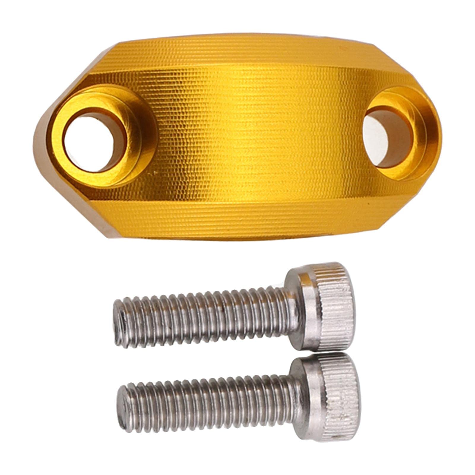 Motorrad-Hauptzylinder-Klemmabdeckung für 22 mm Lenkerzubehör, Gelb, 4,4 x 2,2 x 1,6 cm Motorrad-Hauptzylinder-Klemmabdeckung für 22 mm Lenkerzubehör, Gelb, 4,4 x 2,2 x 1,6 cm von Geardeangloow