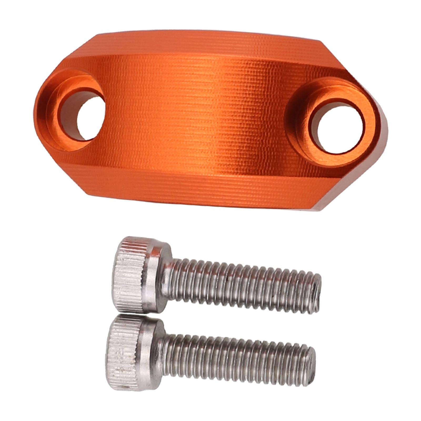 Motorrad-Hauptzylinder-Klemmabdeckung für 22 mm Lenkerzubehör, Orange, 4,4 x 2,2 x 1,6 cm Motorrad-Hauptzylinder-Klemmabdeckung für 22 mm Lenkerzubehör, Orange, 4,4 x 2,2 x 1,6 cm von Geardeangloow