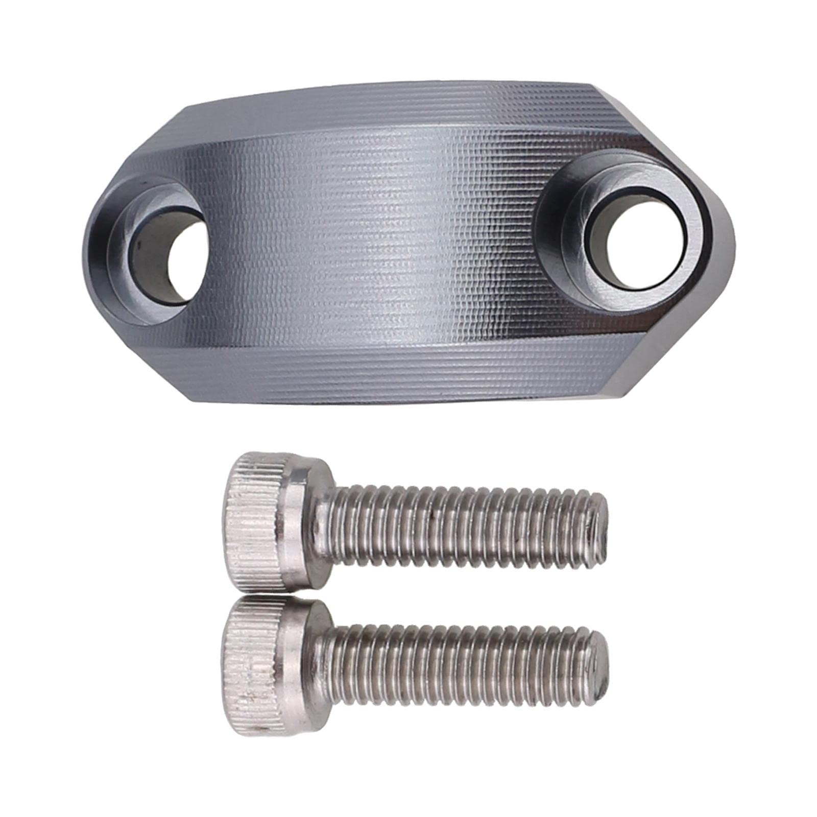 Motorrad-Hauptzylinder-Klemmabdeckung für 22 mm Lenkerzubehör, Titan, 4,4 x 2,2 x 1,6 cm Motorrad-Hauptzylinder-Klemmabdeckung für 22 mm Lenkerzubehör, Titan, 4,4 x 2,2 x 1,6 cm von Geardeangloow