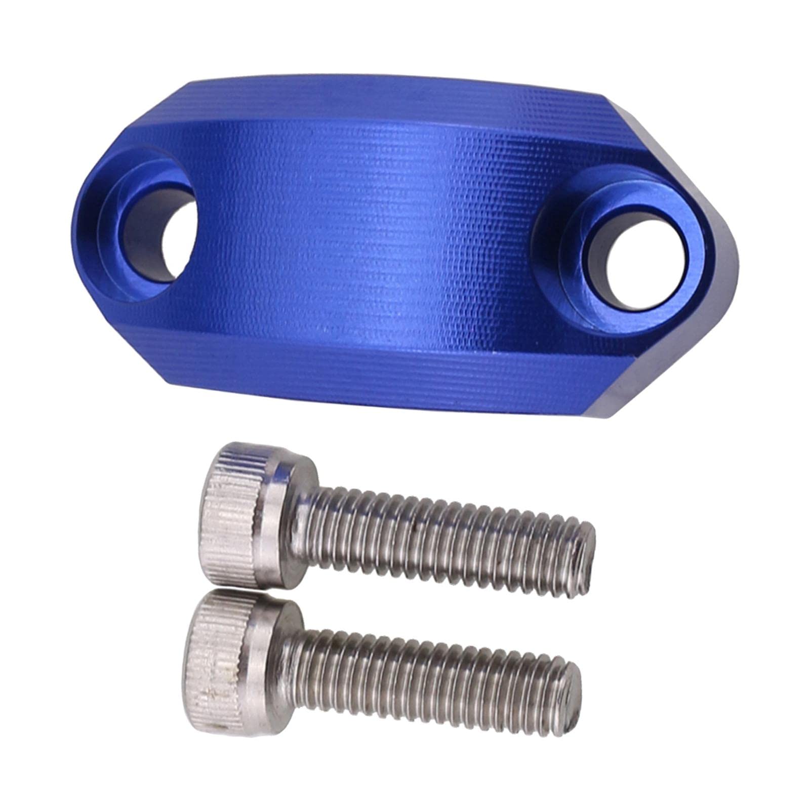 Motorrad-Hauptzylinder-Klemmabdeckung für 22 mm Lenkerzubehör, blau, 4,4 x 2,2 x 1,6 cm Motorrad-Hauptzylinder-Klemmabdeckung für 22 mm Lenkerzubehör, blau, 4,4 x 2,2 x 1,6 cm von Geardeangloow