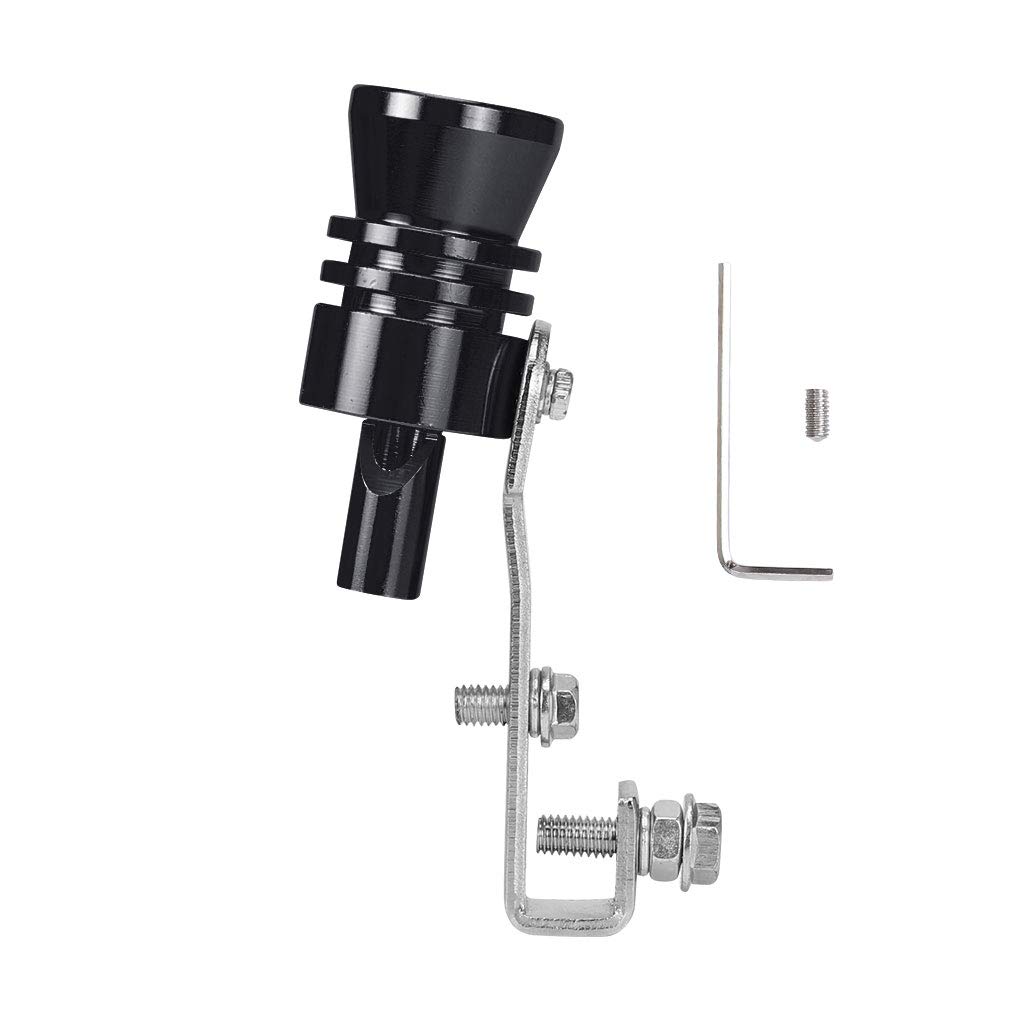 Universal Simulator Whistler Auspuff Turbo Whistle Pipe Sound Schalldämpfer Blow Off Ventil Auto Dekoration, Schwarz, L Universal Simulator Whistler Auspuff Turbo Whistle Pipe Sound Schalldämpfer Blow Off Ventil Auto Dekoration, Schwarz, L von Geardeangloow