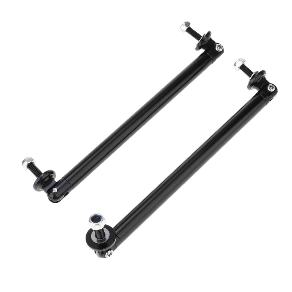 Verstellbarer Windspalter für Front/hinten, Stoßstange, Kinnlippe, Stangenstütze, 150 mm, Schwarz Verstellbarer Windspalter für Front/hinten, Stoßstange, Kinnlippe, Stangenstütze, 150 mm, Schwarz von Geardeangloow