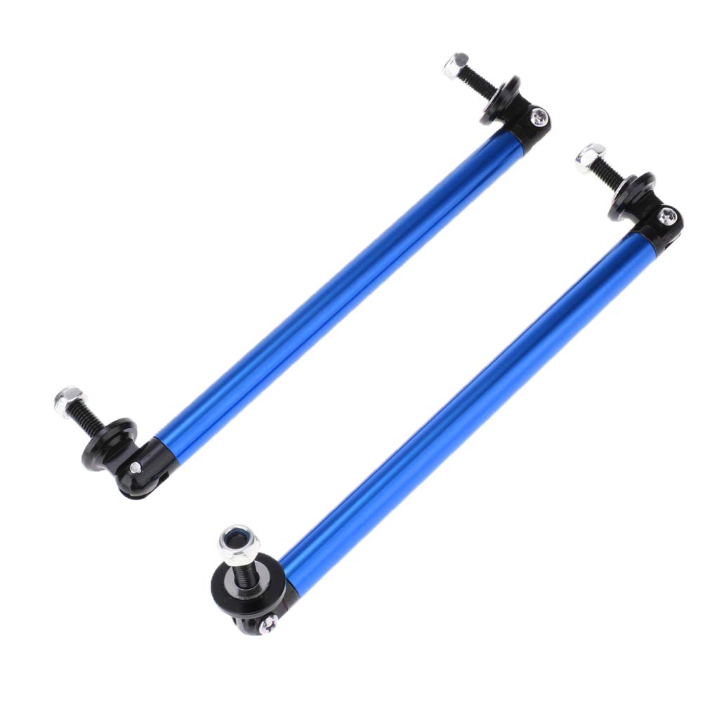 Verstellbarer Windspalter für Front/hinten, Stoßstange, Kinnlippe, Stangenstütze, 200 mm, Blau Verstellbarer Windspalter für Front/hinten, Stoßstange, Kinnlippe, Stangenstütze, 200 mm, Blau von Geardeangloow