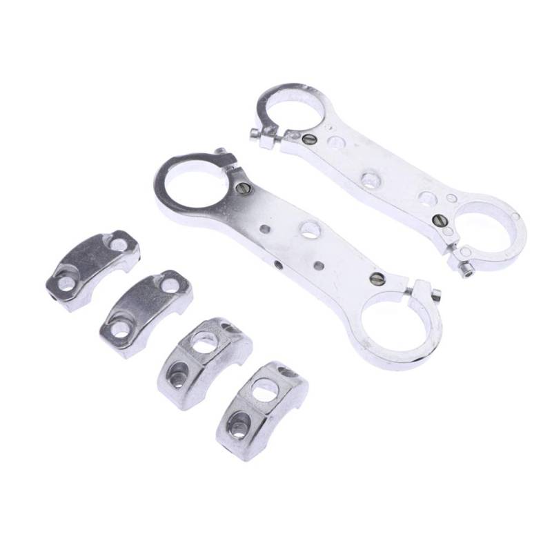Vordere obere Dreifach-Lenkvorbau-Gabelklemme für 49 cc Mini Dirt Bike von Geardeangloow