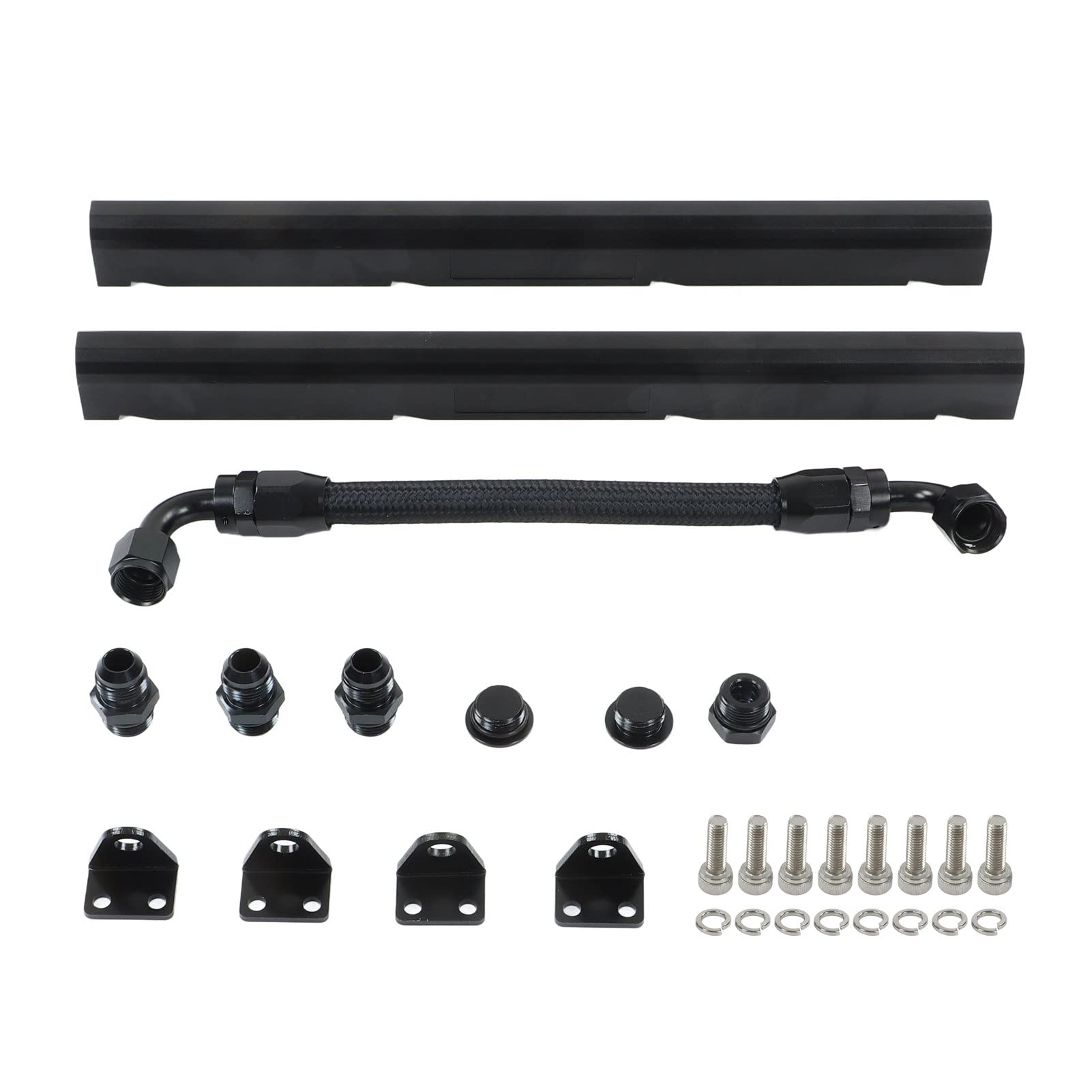 Gearwell, Fuel Rails Kit, EFI Fuel Rail Set, kompatibel mit LS1 LS6, Hochfluss -Aluminium -Kraftstoffversorgungssystem Gearwell, Fuel Rails Kit, EFI Fuel Rail Set, kompatibel mit LS1 LS6, Hochfluss -Aluminium -Kraftstoffversorgungssystem von Gearwell