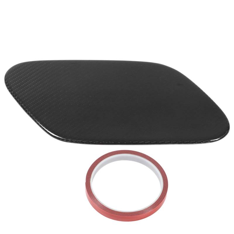 Gearwell Carbon Faser-Kraftstofftankabdeckung, Ölgasdeckel, selbstklebbares Design, kompatibel mit MK7 MK7.5 2014-2019, Auto Kraftstofftankdekoration von Gearwell