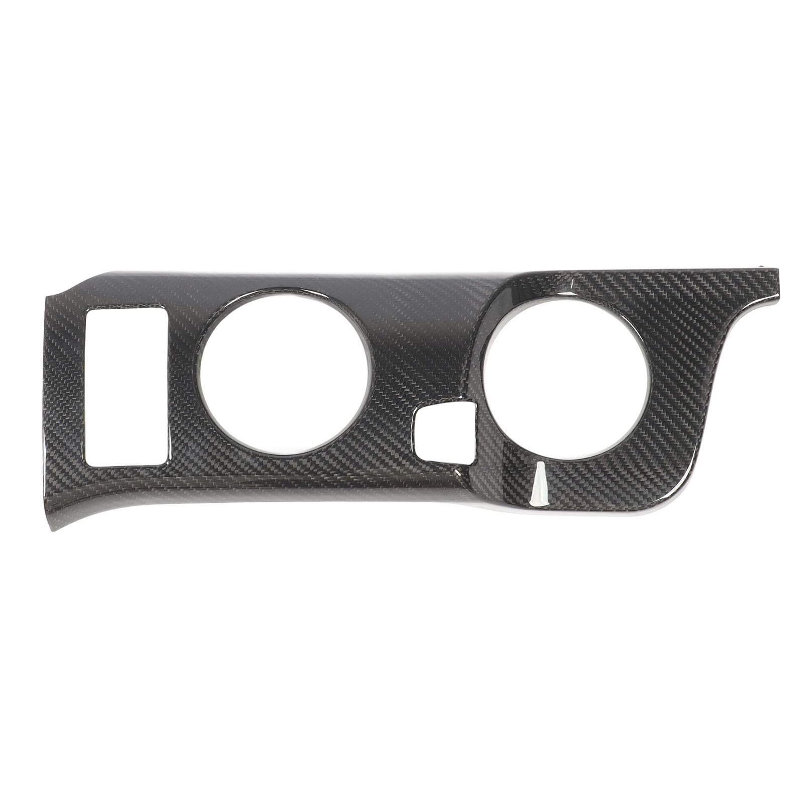 Gearwell Cup Halter Rahmenabdeckung, kompatibel mit Fairlady Z RZ34 400Z 2022 Mittelkonsole Wasserhalter Trim Carbon Fasereinsatz von Gearwell