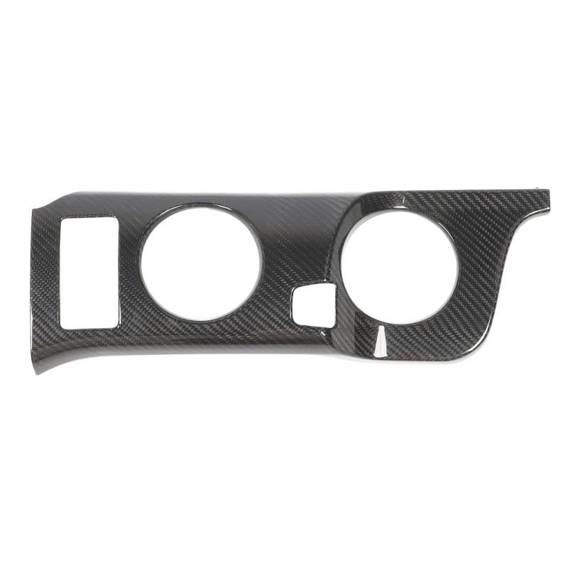 Gearwell Cup Halter Rahmenabdeckung, kompatibel mit Fairlady Z RZ34 400Z 2022 Mittelkonsole Wasserhalter Trim Carbon Fasereinsatz von Gearwell