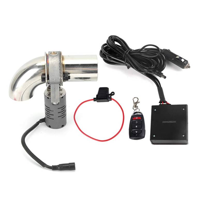 Gearwell Elektrisches ssventil, Schalldämpfer-Abschaltventil aus Edelstahl mit Fernbedienung, Austausch des ss-Abschaltrohrventils von Gearwell