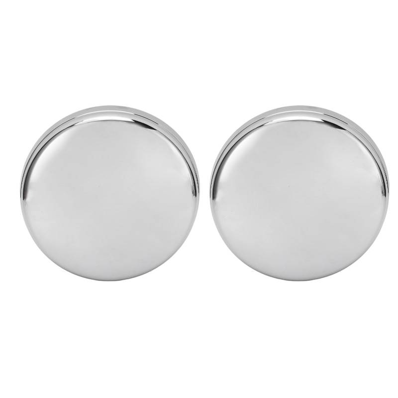 Gearwell Frontrad-Hub-Hub-Mittelkappe, Chrom-Nabenabdeckung, kompatibel mit 3500 2003-2018 mit Doppeln, 2pcs Wheel Center Cap Austausch, 52106876ad Hubcap von Gearwell
