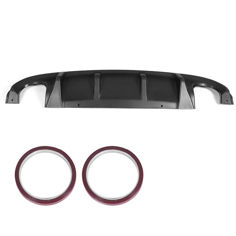 Gearwell Heck Stoßfänger Diffusor, matte schwarze Lippen kompatibel mit Q50 Q50S 2014-2017, Auto -Heck -Splitter -Spoiler -Ersatz von Gearwell