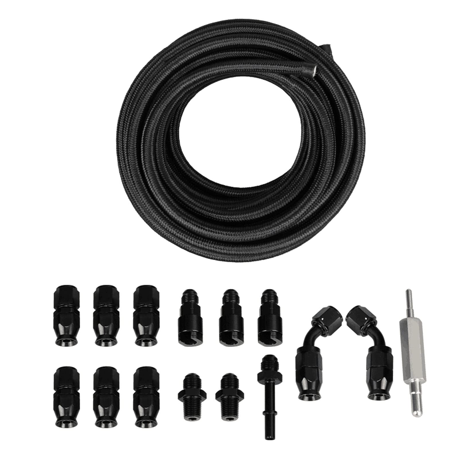 Gearwell -Kraftstoffleitungsanpassungskit, PTFE -Schlauchendadapter -Set kompatibel mit dem LS -Swap -EFI -System, 6an 3 8 Zoll Flexibler Nylonölgasleitungsbaugruppe Gearwell -Kraftstoffleitungsanpassungskit, PTFE -Schlauchendadapter -Set kompatibel mit dem LS -Swap -EFI -System, 6an 3 8 Zoll Flexibler Nylonölgasleitungsbaugruppe von Gearwell