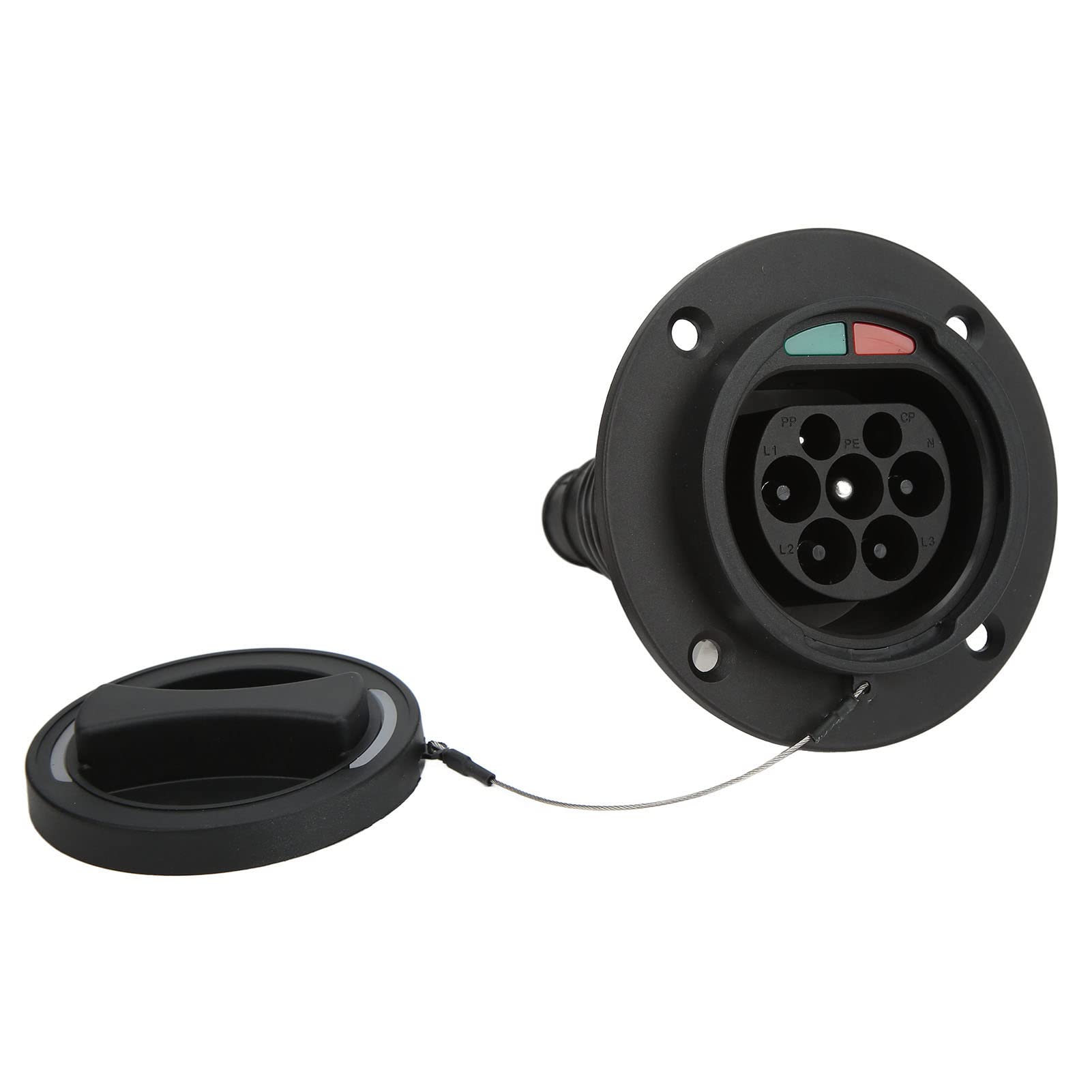 Gearwell-Ladebuchse, Typ 2 EV-Ladeeingang, dreiphasig, 480 V, 16 A, 32 A, Stromanschluss für Elektrofahrzeuge, IEC 62196-2-zugelassen Gearwell-Ladebuchse, Typ 2 EV-Ladeeingang, dreiphasig, 480 V, 16 A, 32 A, Stromanschluss für Elektrofahrzeuge, IEC 62196-2-zugelassen von Gearwell