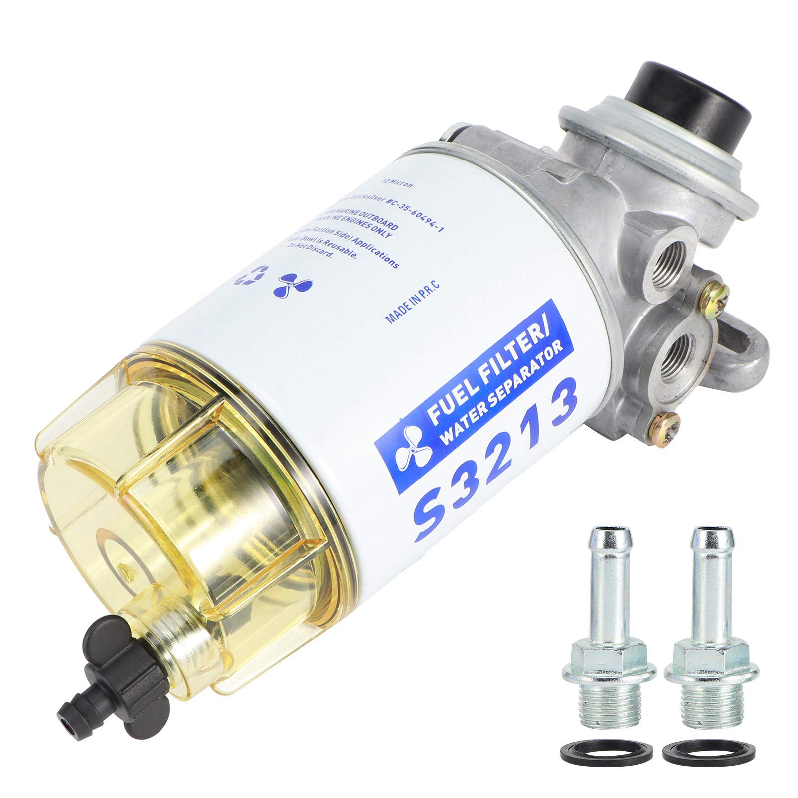 Gearwell Marine Fuel Filter Separator Kit S3213, Kraftstoffseparator Austausch von Bootsmotoren, Außenborder -Motorfilterbaugruppe Gearwell Marine Fuel Filter Separator Kit S3213, Kraftstoffseparator Austausch von Bootsmotoren, Außenborder -Motorfilterbaugruppe von Gearwell