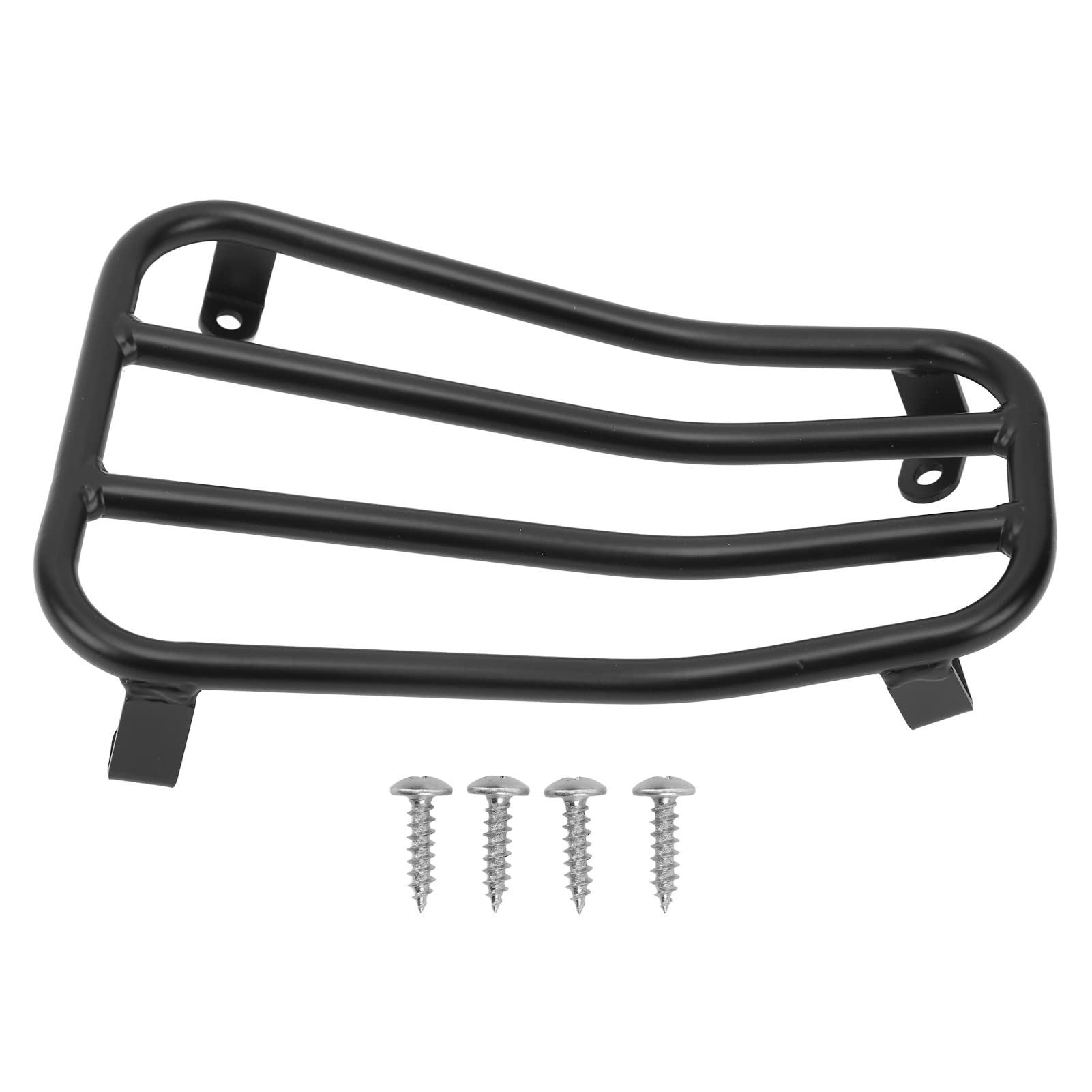 Gearwell Motorcycle FootRest, Scooter-Gepäckträger, kompatibel mit GTS 150 250 300 GTV 2017-2022, hinterer Frachtträger, Scooter-Fuß-Peg-Halter (Black) von Gearwell