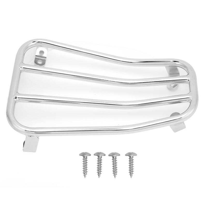 Gearwell Motorcycle FootRest, Scooter-Gepäckträger, kompatibel mit GTS 150 250 300 GTV 2017-2022, hinterer Frachtträger, Scooter-Fuß-Peg-Halter (Electroplated) von Gearwell