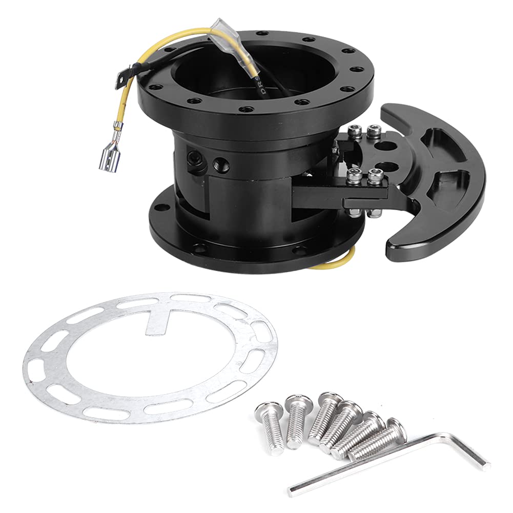 Gearwell Quick Release Hub Kit, Kipplaufrad adapter, Abnehmbares Lenkrad-Trenn system (Black) von Gearwell