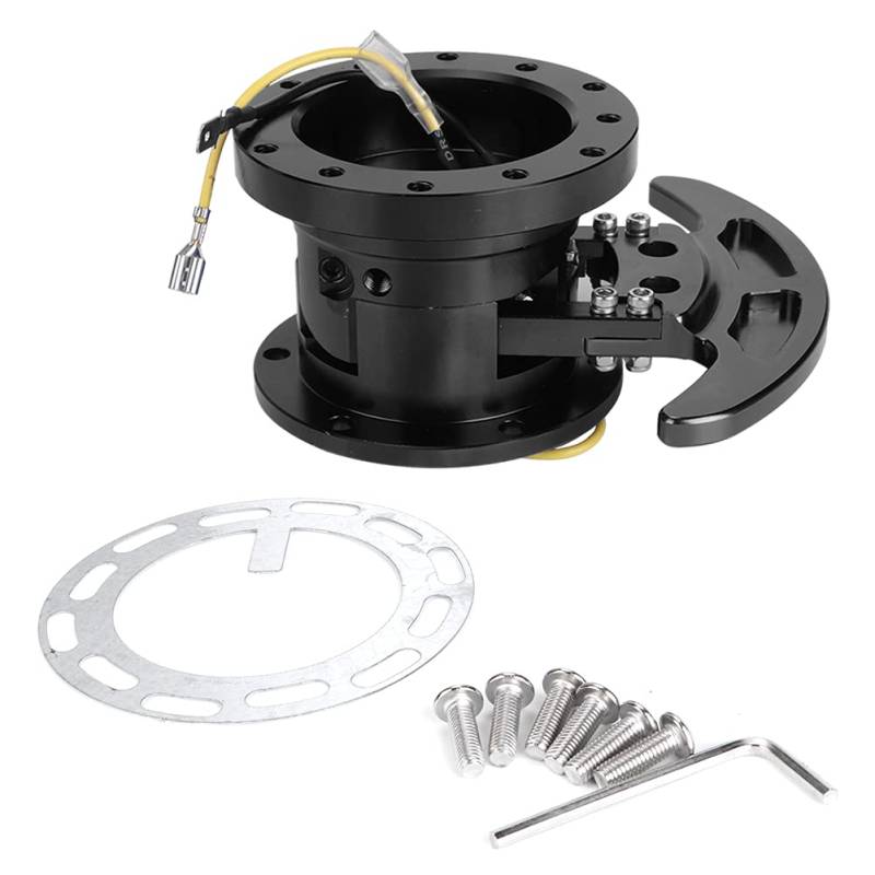 Gearwell Quick Release Hub Kit, Kipplaufrad adapter, Abnehmbares Lenkrad-Trenn system (Black) von Gearwell