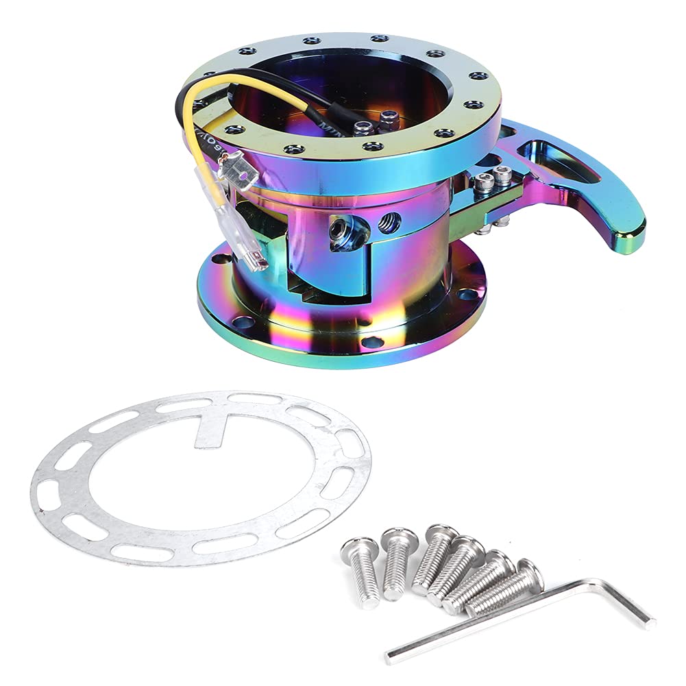 Gearwell Quick Release Hub Kit, Kipplaufrad adapter, Abnehmbares Lenkrad-Trenn system (Shiny; 3x2.6mm) von Gearwell