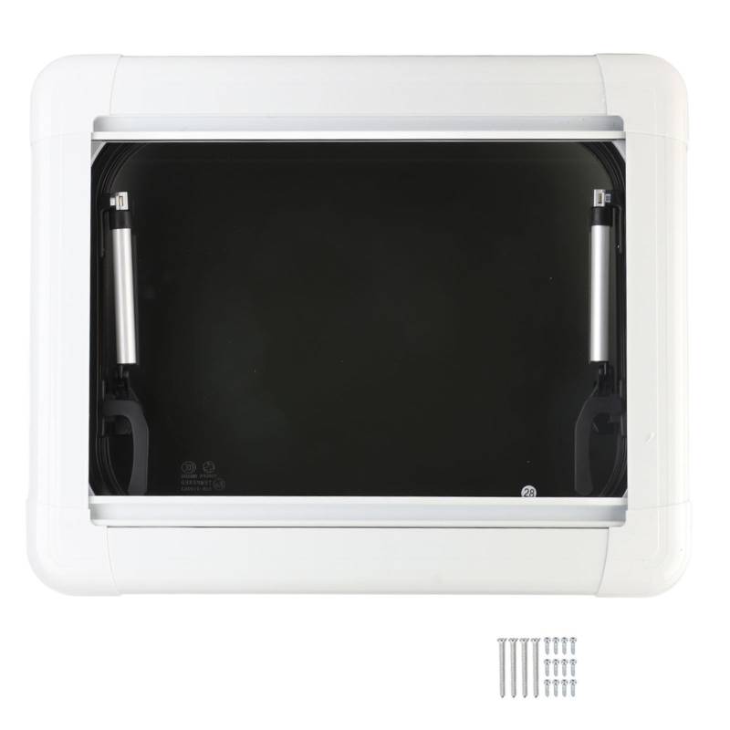Gearwell RV -Ausgangsfenster, 20 x 16 Zoll Anhängerfenster mit Bildschirm Sonnenschutz UV -Schutz Temperiertes Glasersatz von Gearwell