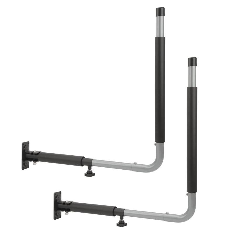 Gearwell Wall Mount Rack, Dachbox Aufbewahrungsbügel, Teleskopkajakhalter -Halterung, faltbare Haken für Kanus -Surfbrettauto -Dachbox von Gearwell
