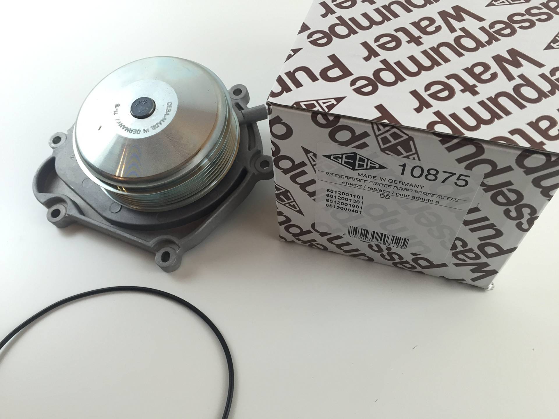 GEBA Wasserpumpe für MERCEDES W204 W212 W166 X204 W221 R172 CDI OM651 6512007701 GEBA Wasserpumpe für MERCEDES W204 W212 W166 X204 W221 R172 CDI OM651 6512007701 von Geba