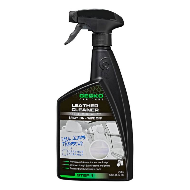 Gecko Leder & Jeans Transfer Entferner 750ml, Schwarz von Gecko