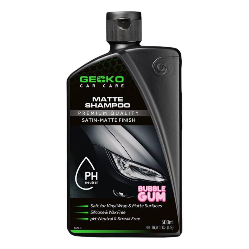 Gecko Mattlack Shampoo 500 ml von Gecko