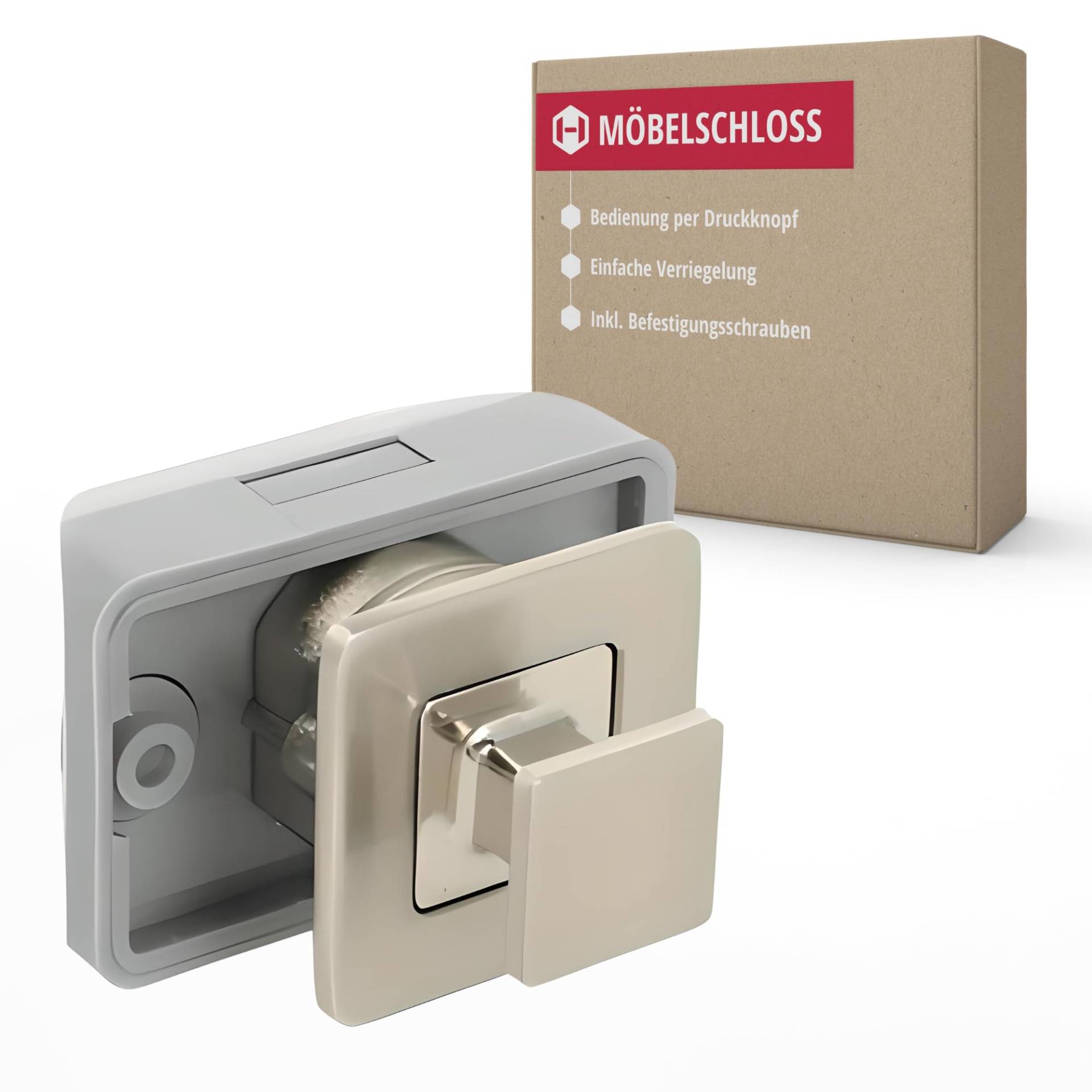 Gedotec Push Lock Schloss Wohnmobil I Camping Schubladen Verschluss wie Pull Lock I Möbelschloss Square Latch I Camper Ausbau Möbel I Druckknopfverriegelung quadratisch Wandstärke 12-16mm Gedotec Push Lock Schloss Wohnmobil I Camping Schubladen Verschluss wie Pull Lock I Möbelschloss Square Latch I Camper Ausbau Möbel I Druckknopfverriegelung quadratisch Wandstärke 12-16mm von Gedotec