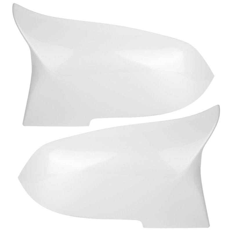 1 Paar Rückspiegelabdeckung Kappe Flügelspiegelabdeckung Passend für 220i 328i 420i F20 F21 F22 F30 F32 F33 F36 X1 E84 Mehrere Stile zur Auswahl (White) von Gegong