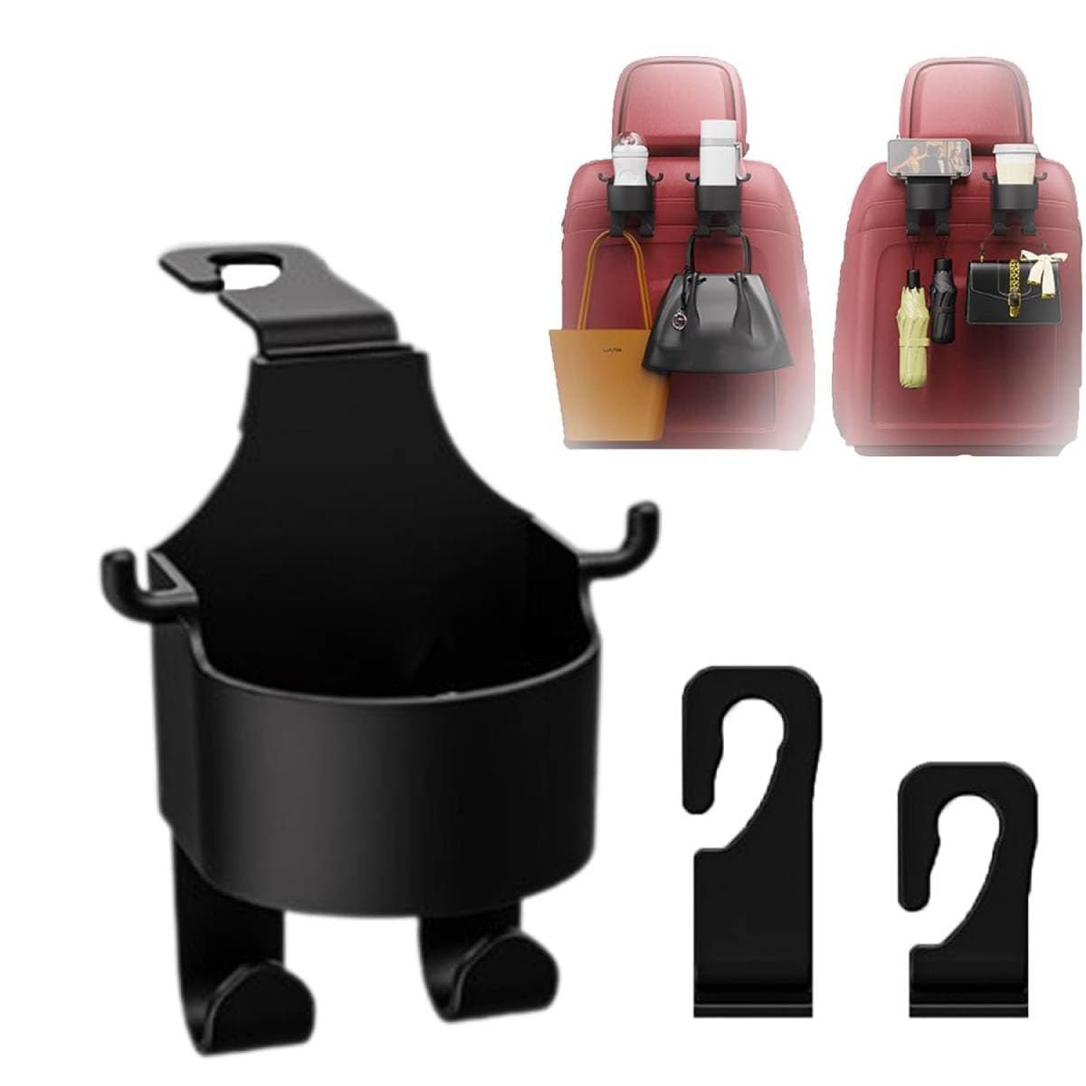 Multifunktionaler Haken für Autositz Rückenlehne 2 In 1 Auto Haken & Rücksitz Getränkehalter Autositz Kopfstütze Getränkehalter Mit Haken Multifunktionale Sitz Getränkehalter Haken Für Auto Organizer Multifunktionaler Haken für Autositz Rückenlehne 2 In 1 Auto Haken & Rücksitz Getränkehalter Autositz Kopfstütze Getränkehalter Mit Haken Multifunktionale Sitz Getränkehalter Haken Für Auto Organizer von Gehanico